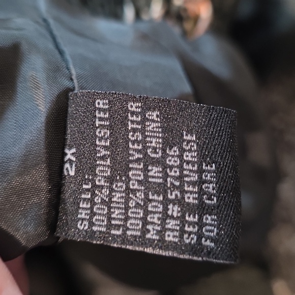 OuterEdge Floral Zip Up Lightweight Jacket Size 2x - Picture 6 of 6